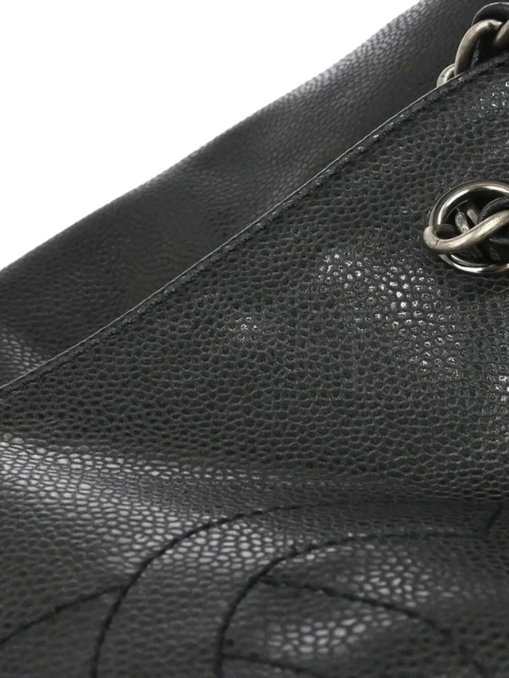 Chanel Black Calfskin Tote Handbag RQ04018